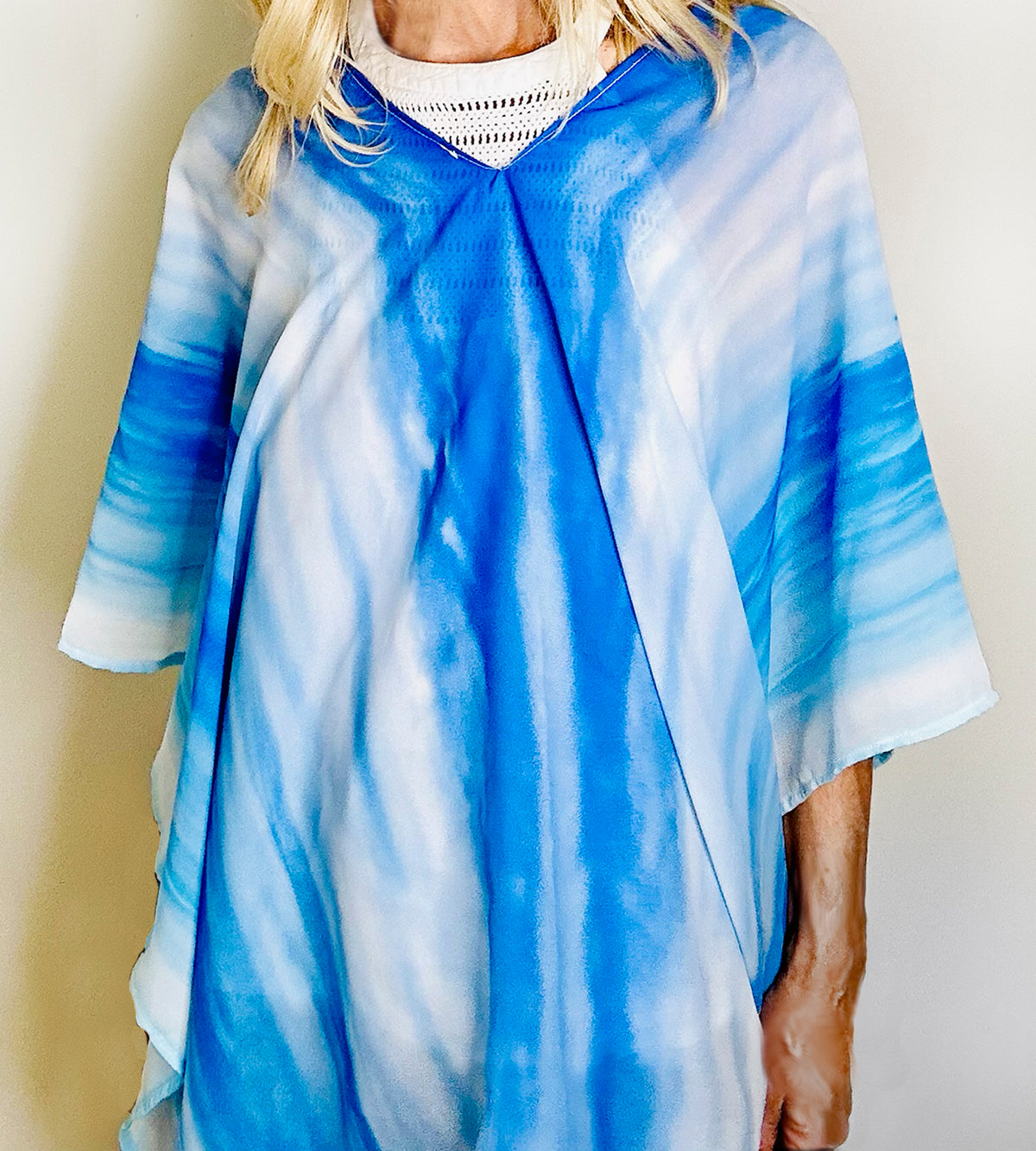 Blue Dream Poncho - Shelly Lawler Collection