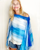 Blue Dream Poncho - Shelly Lawler Collection