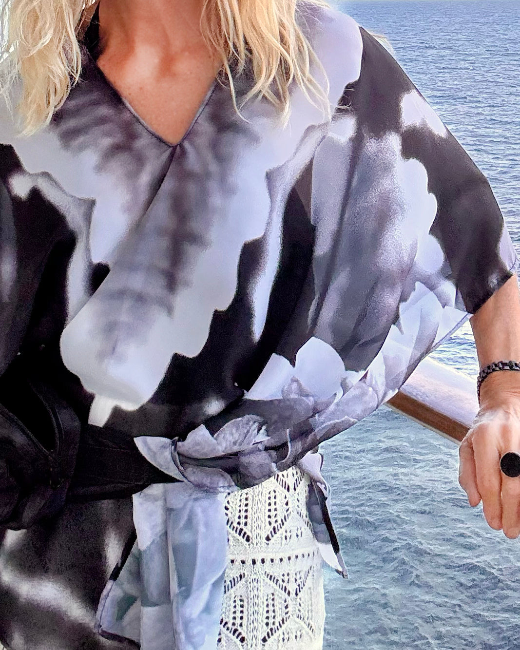 Infrared Poncho - Shelly Lawler Collection