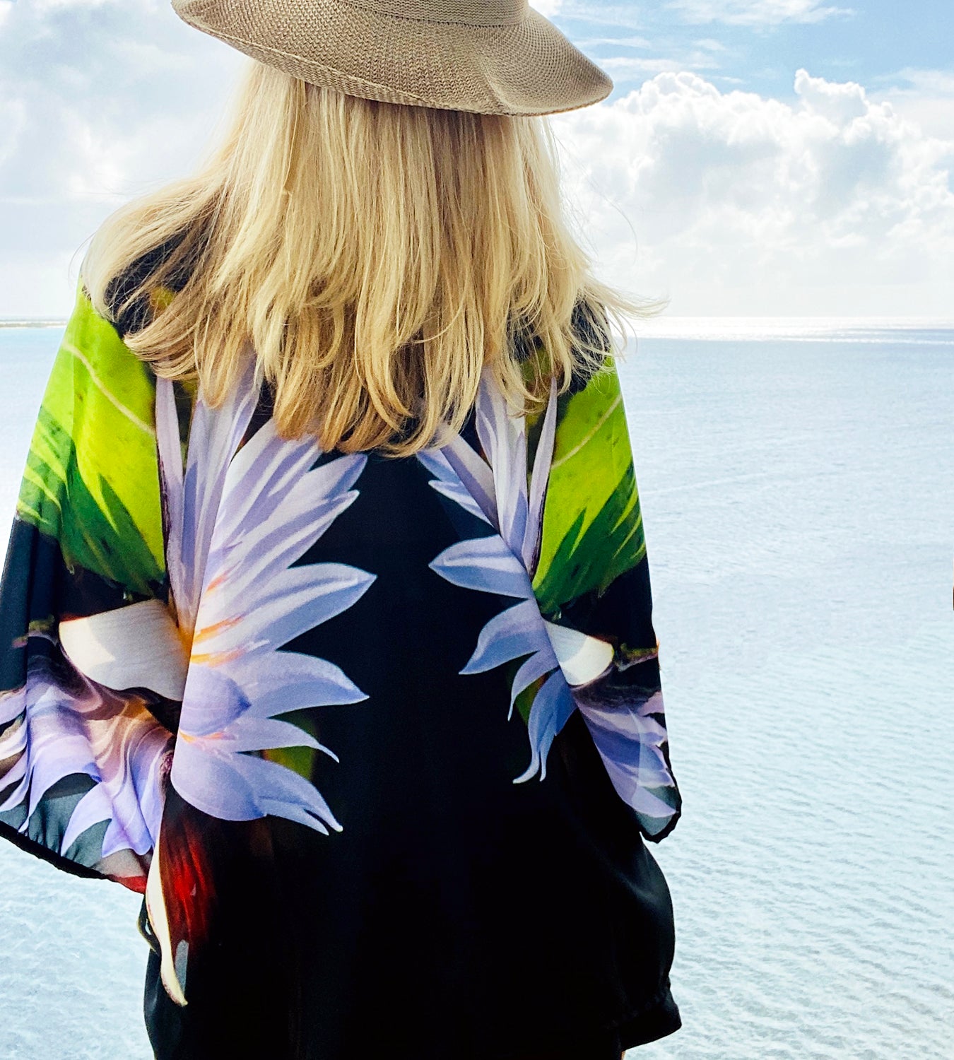 Lotus Poncho - Shelly Lawler Collection