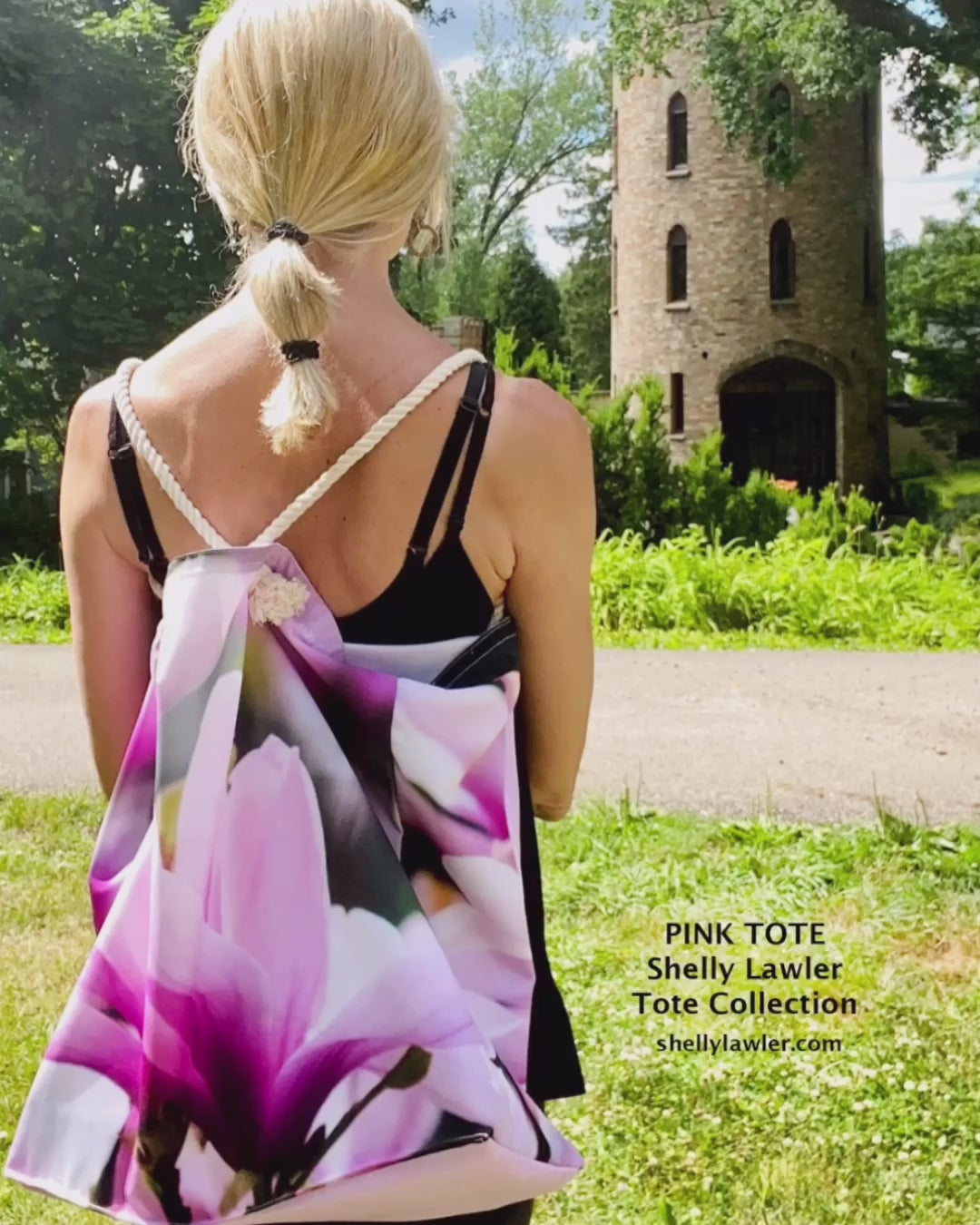 Pink Tote - Shelly Lawler Collection