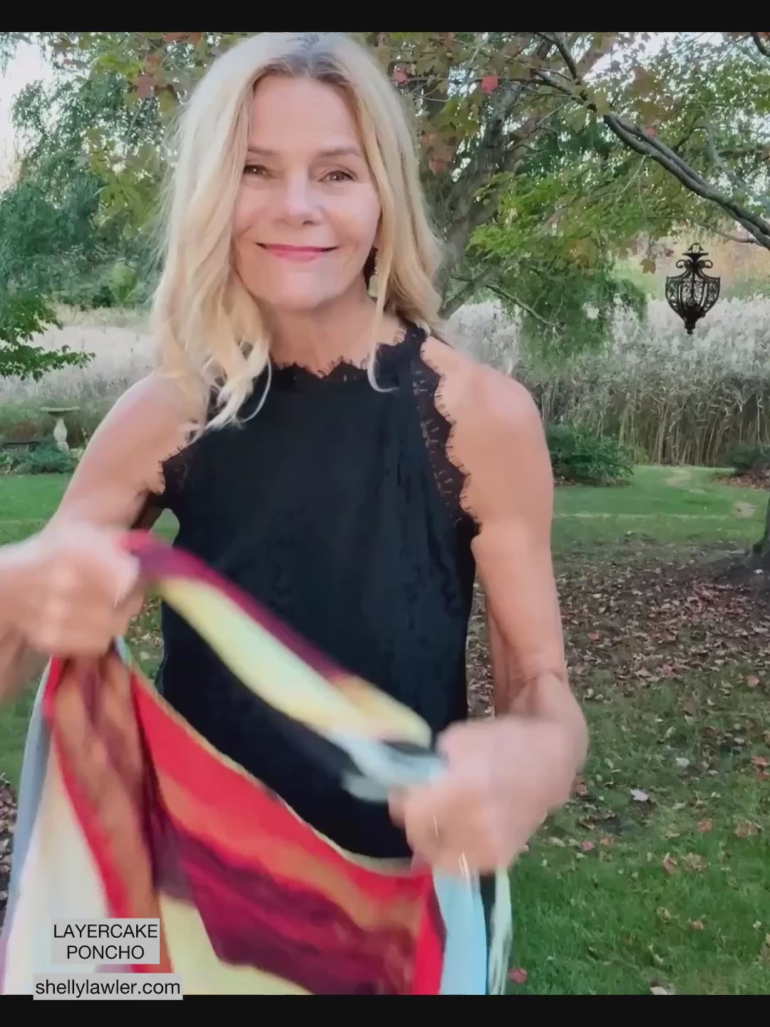 Layercake Poncho - Shelly Lawler Collection