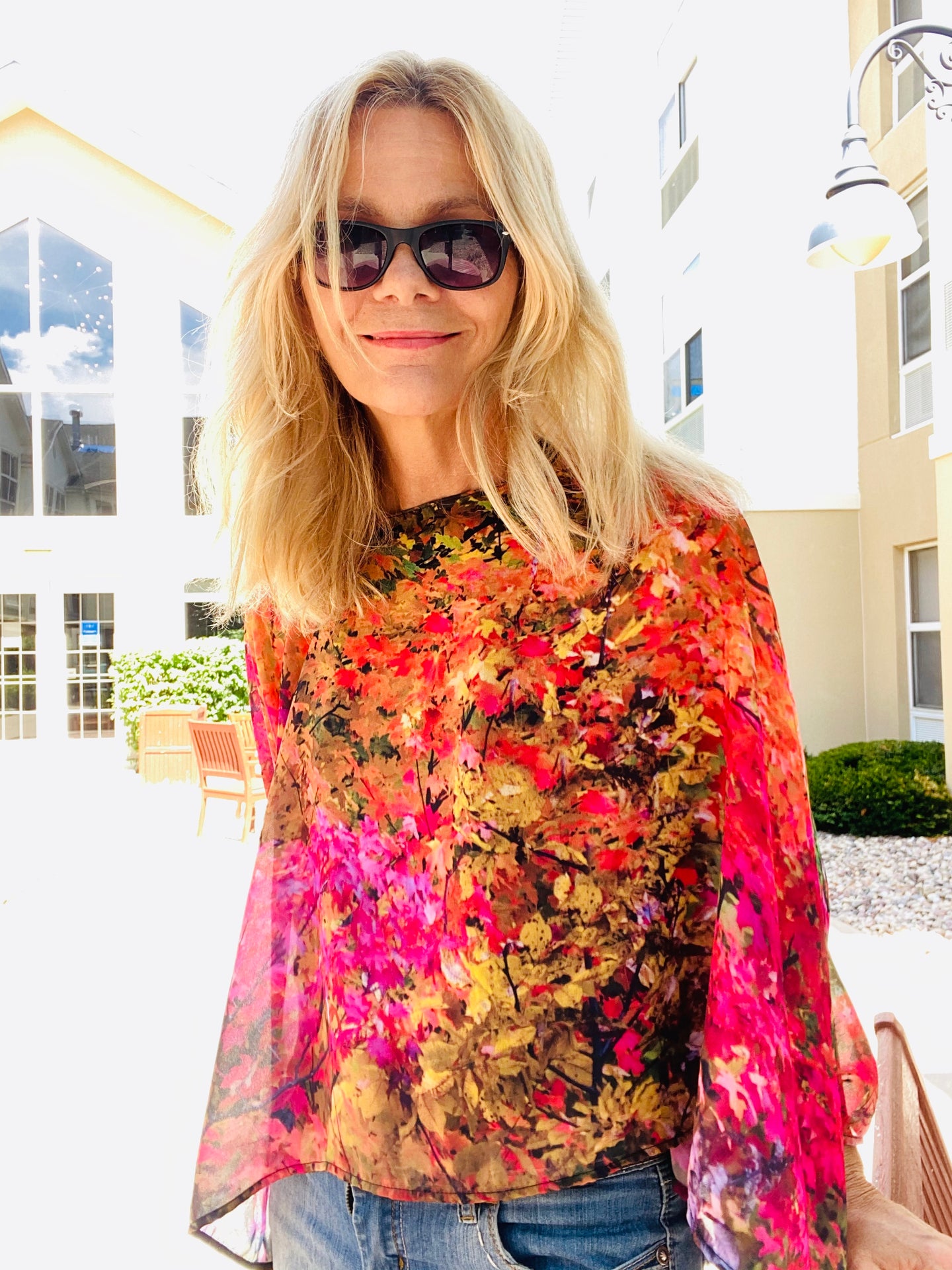 Red Poncho - Shelly Lawler Collection