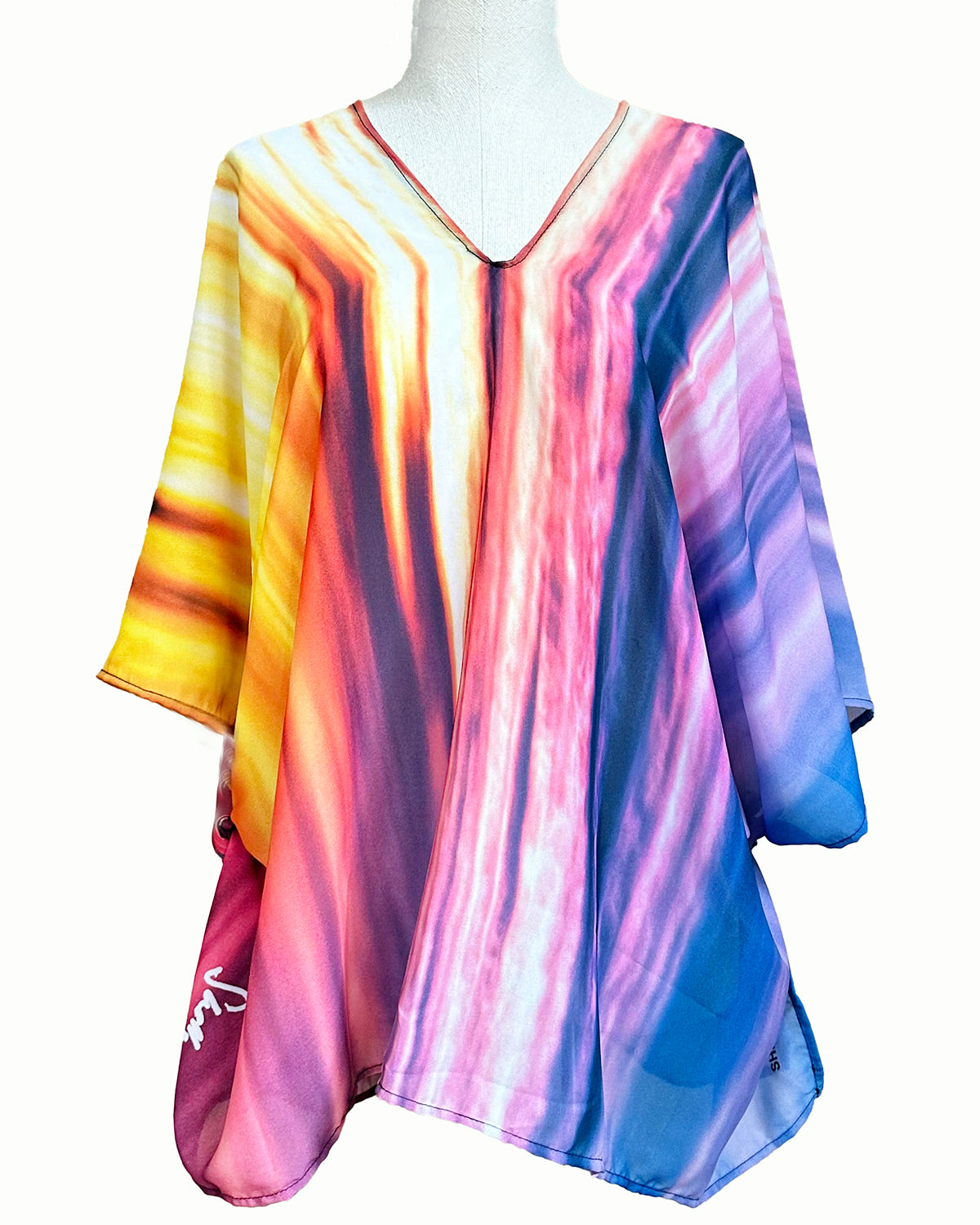 Transatlantic Poncho - Shelly Lawler Collection